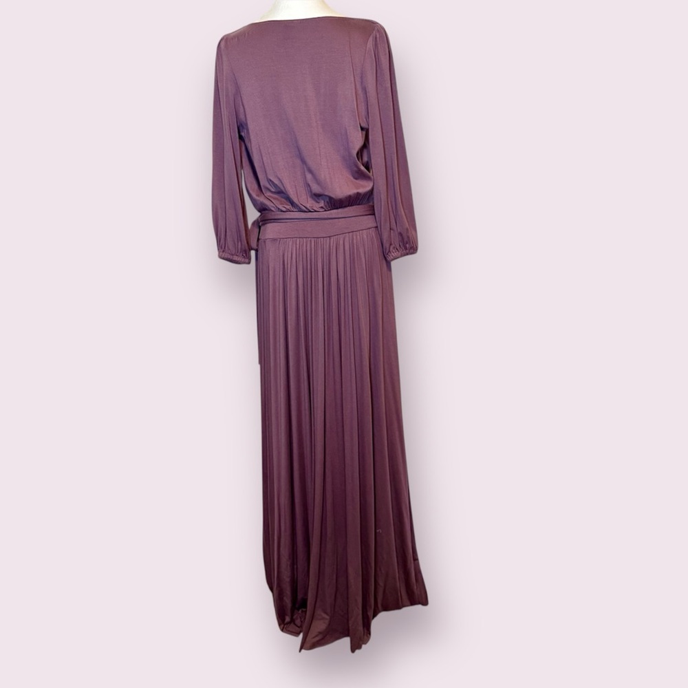 Rachel Pally Long Maxi Caftan Wrap Dress Purple Size Small - Picture 9 of 16